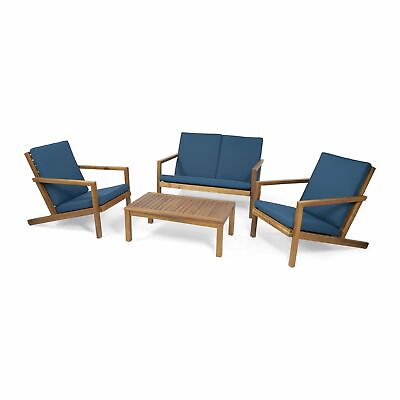 #ad Camryn Outdoor 4 Seater Chat Set with Cushions $419.76