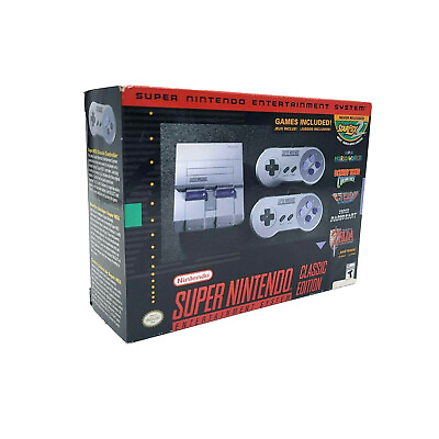 #ad Brand New Super Nintendo Classic Mini SNES Entertainment System 21 Game Console $80.15