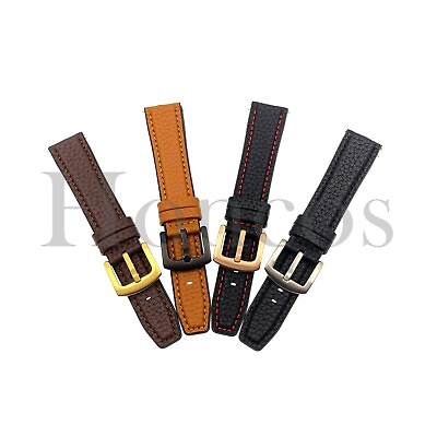 #ad 20 22 MM Genuine Leather Watch Strap Alligator Watch Band Quick Release amp; Buckle $14.99