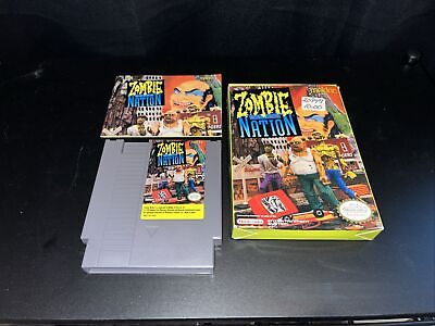 #ad Zombie Nation for NES Nintendo Complete In Box CIB *Tested Works Flawlessly* $1245.45