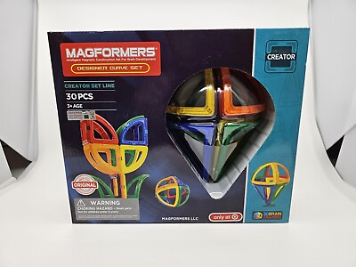 Magformers 30 piece Designer Magnetic Curve Set Build Creator 63121 Target Excl $69.99