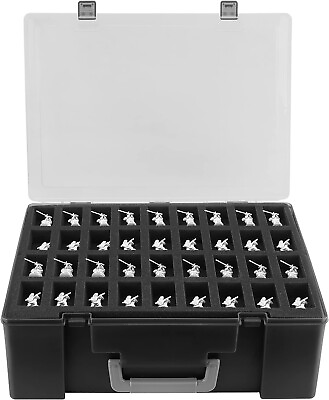 #ad Miniature Storage Sturdy Carrying Figure Case 108 Slot for Warhammer and Damp;D $34.99