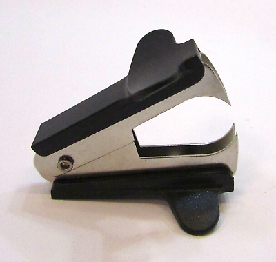 #ad Vintage 1990s Good Working Black Plastic Steel Handheld Swingline Staple Remover $15.00