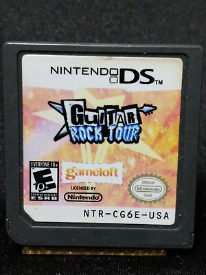 #ad Guitar Rock Tour Nintendo DS 2008 CARTRIDGE ONLY FAST SHIPPING $6.00