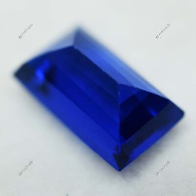 #ad 8.40 Ct Natural Loose Gemstone Sparkling Sapphire Royal Blue Emerald CERTIFIED $19.40