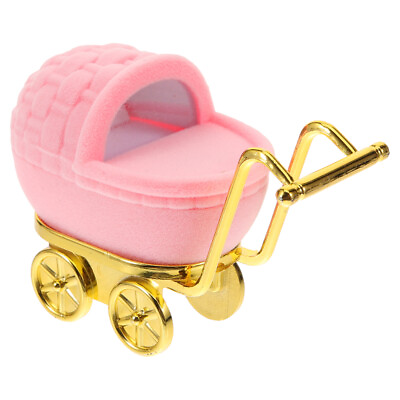 #ad Mini Baby Carriage Jewelry Box for Travel amp; Decor $9.38