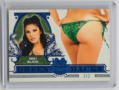 #ad Miki Black 2023 BenchWarmer Bench Warmer Emerald Archive Green Backs Card #2 2 $29.69
