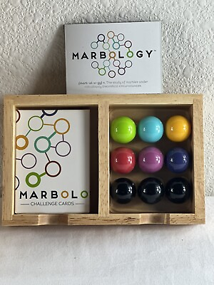 #ad New Marble Marbology Puzzle Game Set From Marbles Brain Workshop $38.88