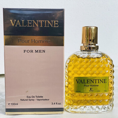 PERFUME FOR Men By Fragrance Couture Valentine Pour Homme De Toilette 100ML $14.69