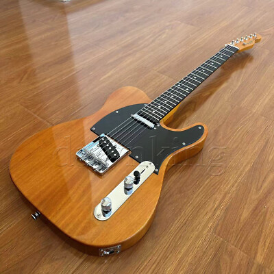 #ad Customized TL natural wood color electric guitar in stock $258.00