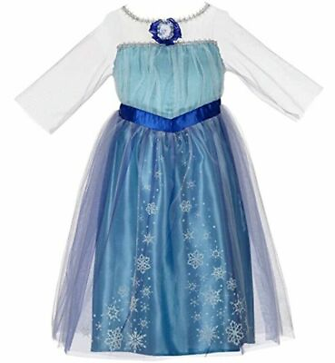 #ad Disney Frozen Elsa Dress Girl#x27;s Costume 7 8 $15.99