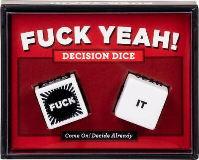 #ad Fuck Yeah Decision Dice: Grab Bag Gift Novelty Item Stocking Stuffer Party $9.98
