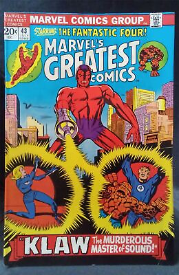 #ad Marvelamp;#039;s Greatest Comics #43 1973 Marvel Comics Comic Book $8.50