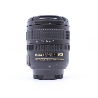 #ad Nikon AF S DX Nikkor 18 70mm f3.5 4.5 G ED zoom lens $65.00