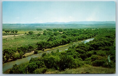#ad Postcard Verde River Camp Verde Arizona Chrome L1B $7.16