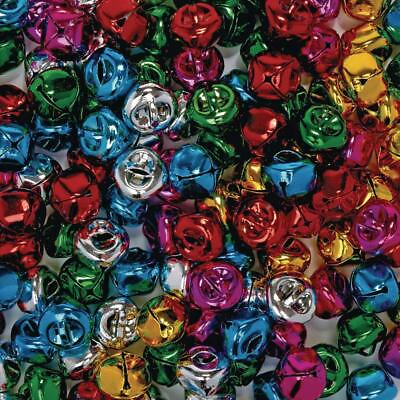 #ad Colorations Colorful Crafting Jingle Bells 200 Pieces Assorted Colors 15 mm E $41.32