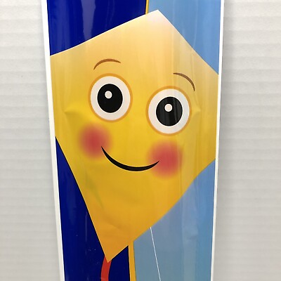 #ad Kite Happy Face 22.6 Inch Tall with Handle Line amp; Ring by Fun Kite $9.99