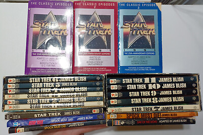 #ad Star Trek James Blish Paperbacks Boxsets Classic Episodes 1 3 Day of the Dove $80.00