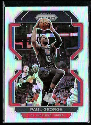 #ad Paul George 2020 21 Panini Prizm Silver #43 Los Angeles Clippers $2.50