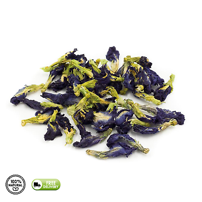 #ad Premium Dried Blue Butterfly Pea Flowers 50g 2Kg Herbal Tea 100% Organic $220.00