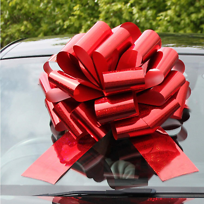 #ad Big Car Bow Giant Extra Large Birthday Christmas Present Gift Decoration 16 In $13.99