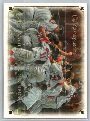 #ad 2007 Upper Deck Masterpieces #86 2004 Boston Red Sox Green Linen NM $5.99