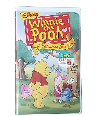 Disney Winnie The Pooh A Valentine For You VHS Movie New Sealed Free Shipping $5.00