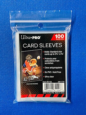 #ad Ultra Pro Soft Penny Card Sleeves 3x4 100 200 300 400 500 1000 5000 10000 $149.95