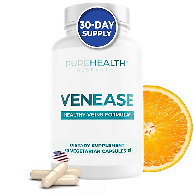 #ad VenEase Blood Circulation Supplements For Varicose Veins by PureHealth Research $59.00