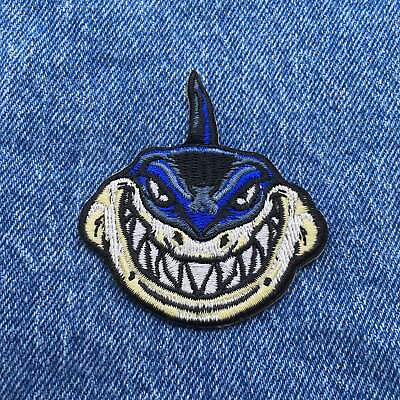 #ad Funny Shark Jaws Bruce Iron On Embroidered Patch Ships Free In The USA PAT 862 $7.99