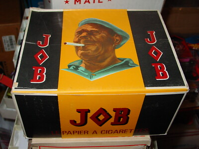 #ad JOB VINTAGE CIGARETTE ROLLING PAPERS STORED FRESH amp; DRY BOX 90 Books $119.95