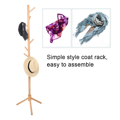 #ad Tree Branch Shape Standing Coat Rack Clothes Hat Hanger Stand Organizer For $76.32