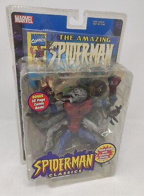 #ad Amazing Spider Man Classics quot;MAN SPIDERquot; w Comic 47085 6quot; Figure $69.77