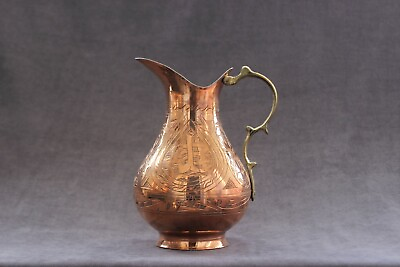 #ad Handmade Copper Water Jug Pitcher beneficial for health100% pure copper $98.00