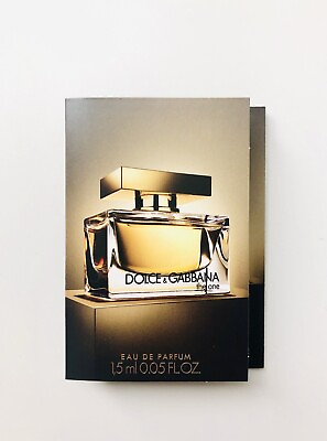 Dolce amp; Gabbana The One Perfume Sample For Women 1.5 ml Eau de Parfum Fragrance C $15.00