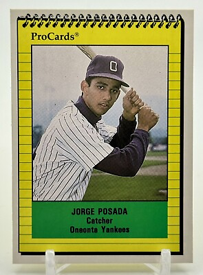 #ad 1991 ProCards Jorge Posada Oneonta Yankees #4156 $7.99