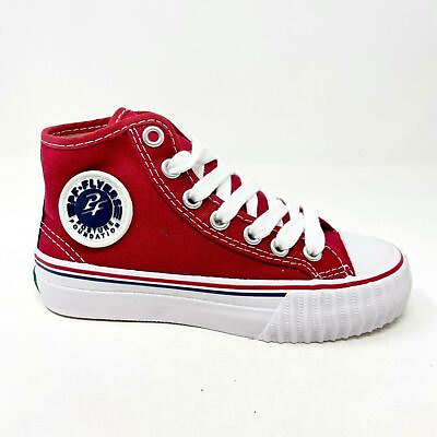 #ad PF Flyers Center Hi Reis Red White Kids Retro Casual Shoes Sneakers KC1001RD $39.95