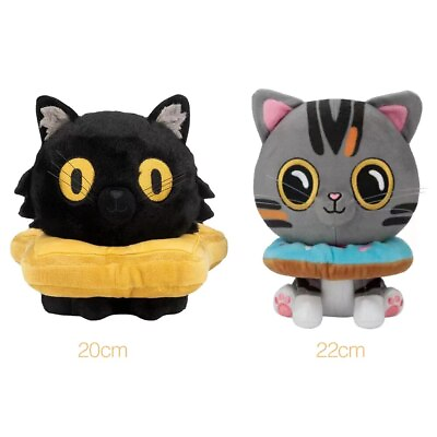 #ad Cute Ralph and Bella Plushie Stuffed Cartoon Cat Plush toy Gift Doll For Kids A $36.98