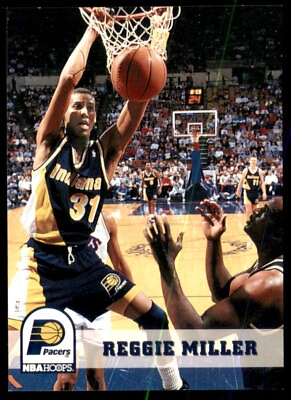 #ad 1993 94 Hoops Fifth Anniversary Gold Reggie Miller Indiana Pacers #87 $1.00