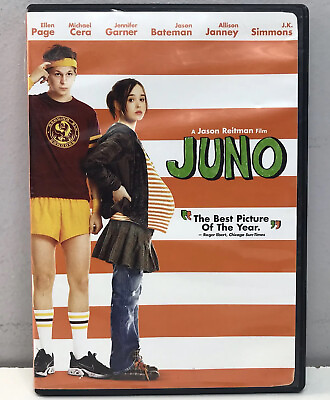 #ad Juno DVD 2007 Movie Ellen Page Michael Cera Jennifer Garner VTG BUY GET 1 FREE $8.99