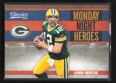 #ad Aaron Rodgers 2010 Panini Classics #5 Monday Night Heroes Gold SN $9.99