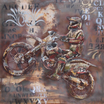 #ad 3D Metal Wall Art is hand crafted using galvanized metal to prevent Rusting Gift $199.00