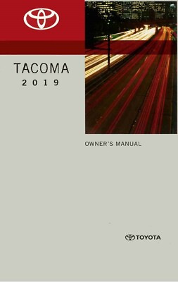 #ad #ad 2019 Toyota Tacoma Owners Manual User Guide $44.99