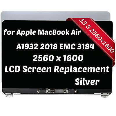 #ad Full LCD Display Assembly for Apple MacBook Air 13quot; A1932 Late 2018 New Silver $179.00