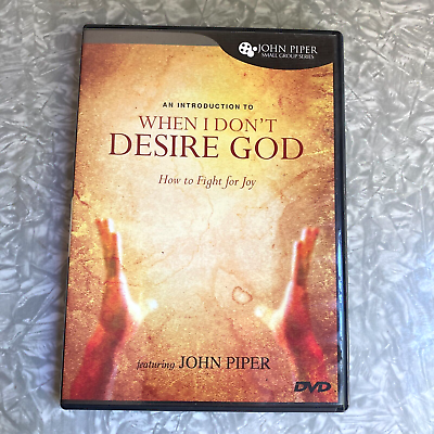 #ad When I Dont Desire God How to Fight for Joy 2 DVD Set John Piper Clean Discs $12.66