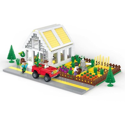 #ad Girls Bricks Toys Plastic Children Gift Educational Garden Building Block Set $73.05