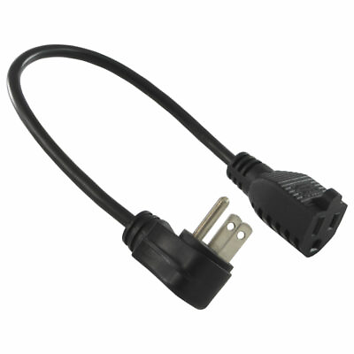 #ad Conntek NEMA 5 15 3 Prong Household Outlet Extender Cord With Angled Flat Plug $14.95