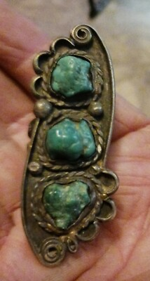 #ad *AWESOME VINTAGE NATIVE AMERICAN OLD PAWN NAVAJO DINE STERLING RING SUPER * $249.99