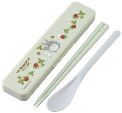 #ad skater combination set chopsticks spoon set My Neighbor Totoro 18cm antibacteria $22.12