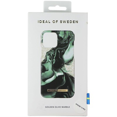 #ad iDeal of Sweden Marble Case for Apple iPhone 13 Pro Golden Olive $10.95